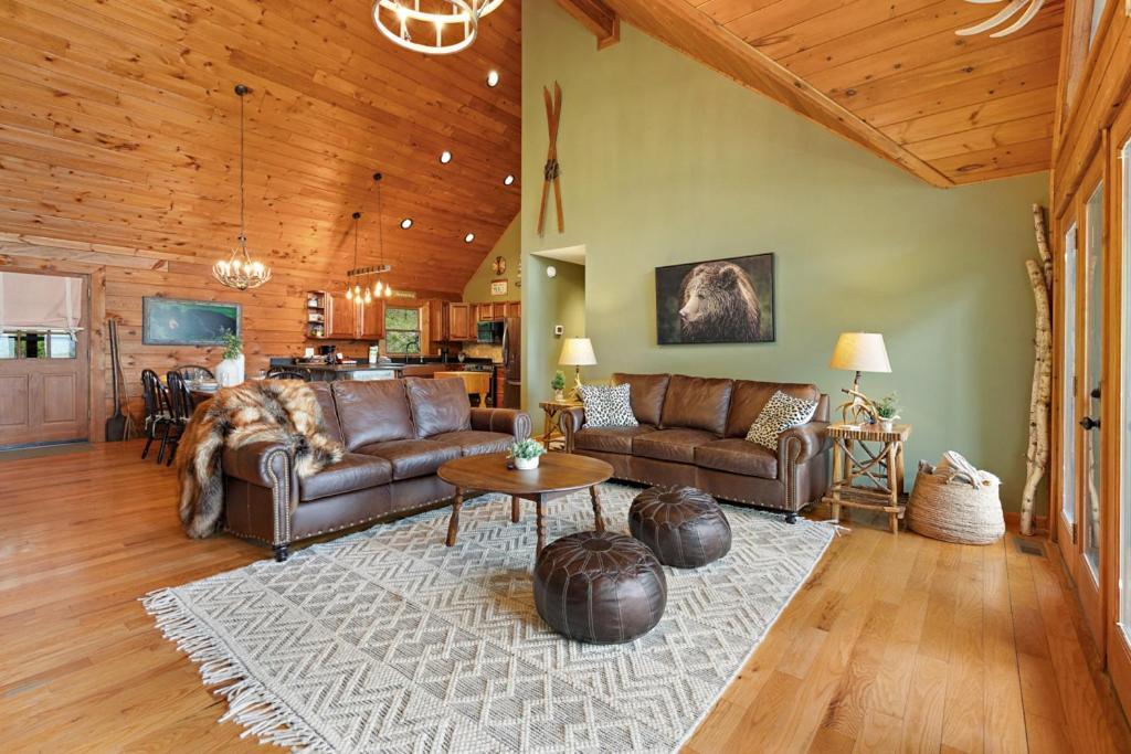 Lucky Bear Cabin Banner Elk Esterno foto