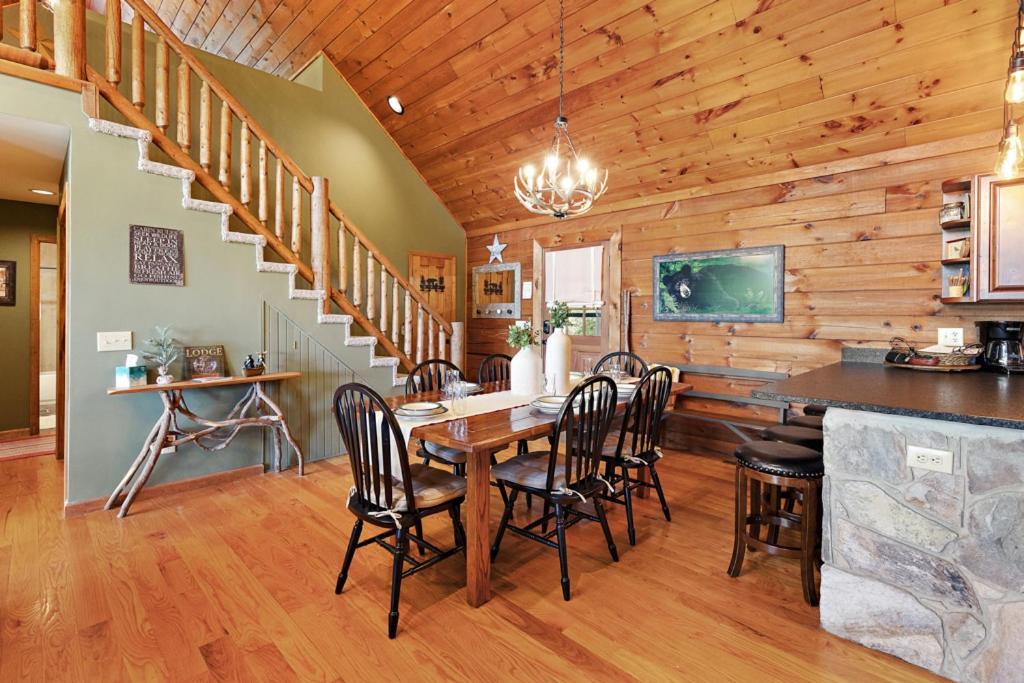 Lucky Bear Cabin Banner Elk Esterno foto